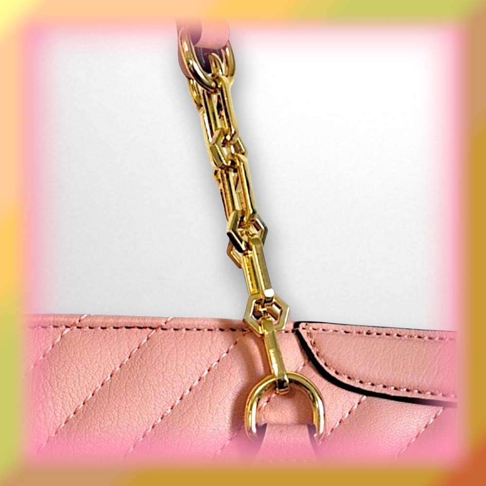 Liz Claiborne Pink Quilted Satchel and Wallet NWT & NWOT - Picture 6 of 15